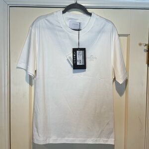 NWT Prada White Men's Cotton T-Shirt, Size S